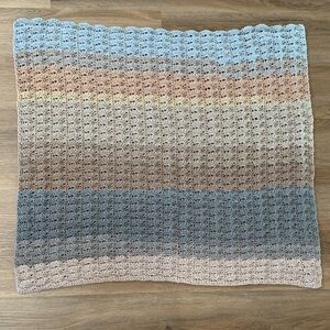 NEW Multicolor Crochet Baby Blanket